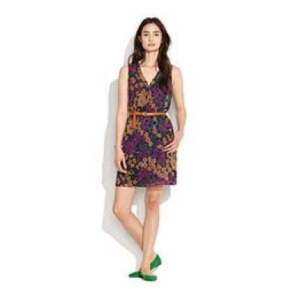 Madewell Floral Sleeveless Dress - Multicolor size 6